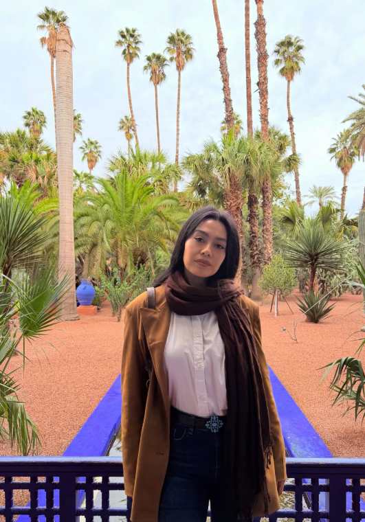 Serenity Sahara traveller: garden colours, Marrakech
