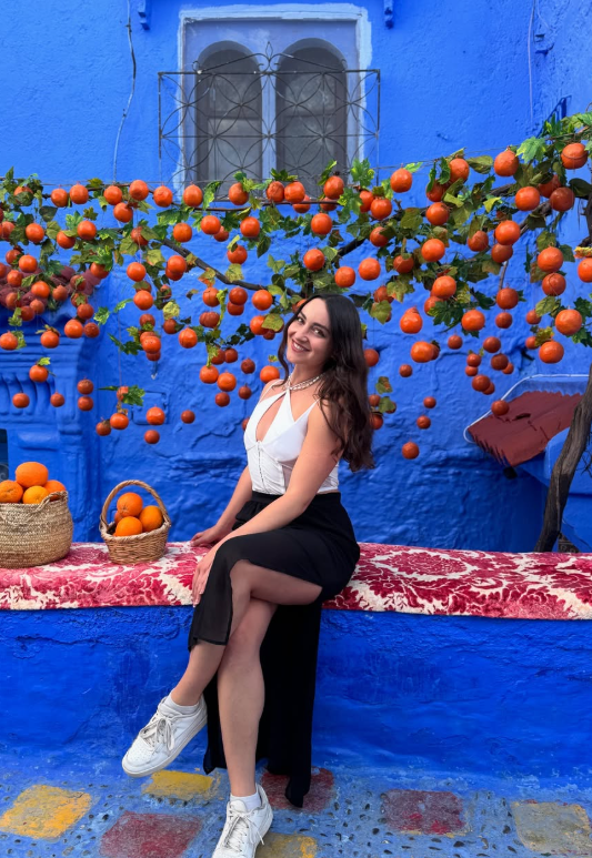 Serenity Sahara traveller: painted in blue, Marrakech