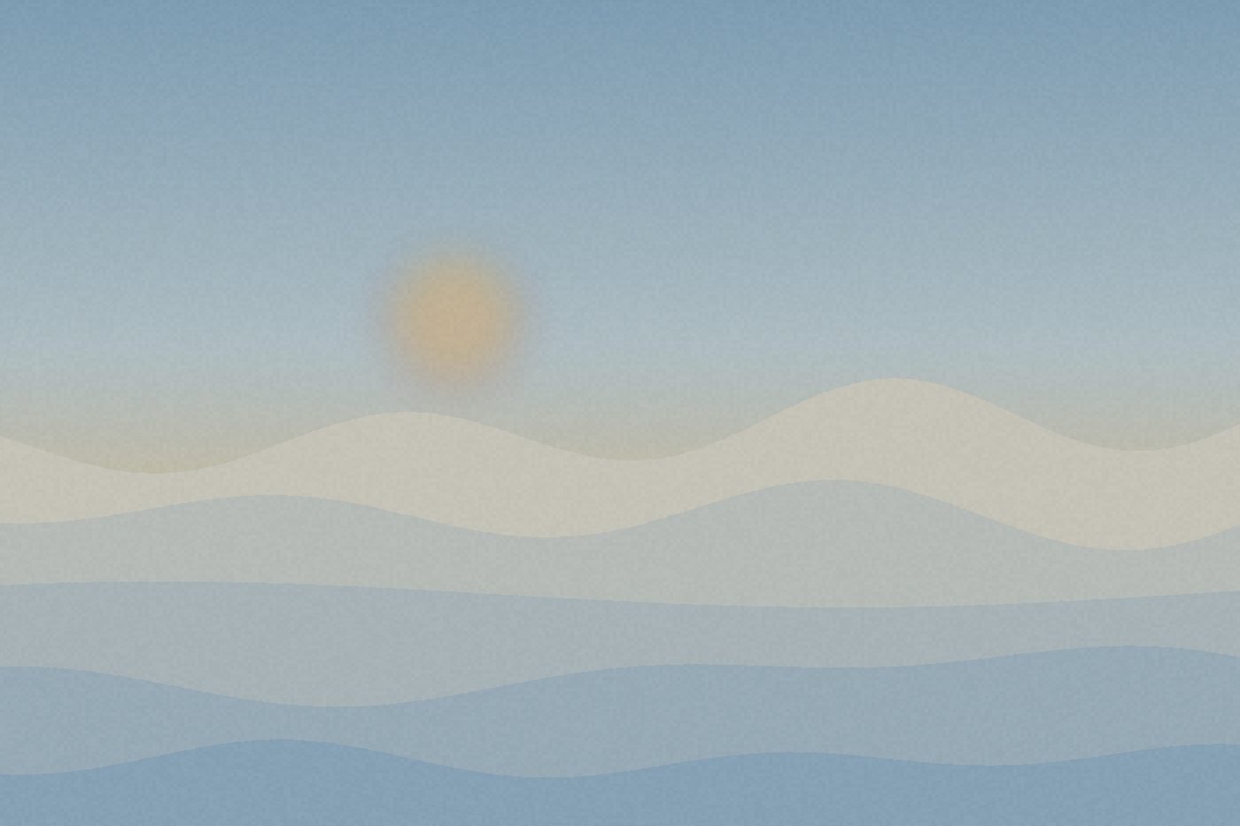 The Moroccan desert under midday light
